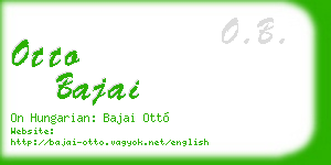 otto bajai business card